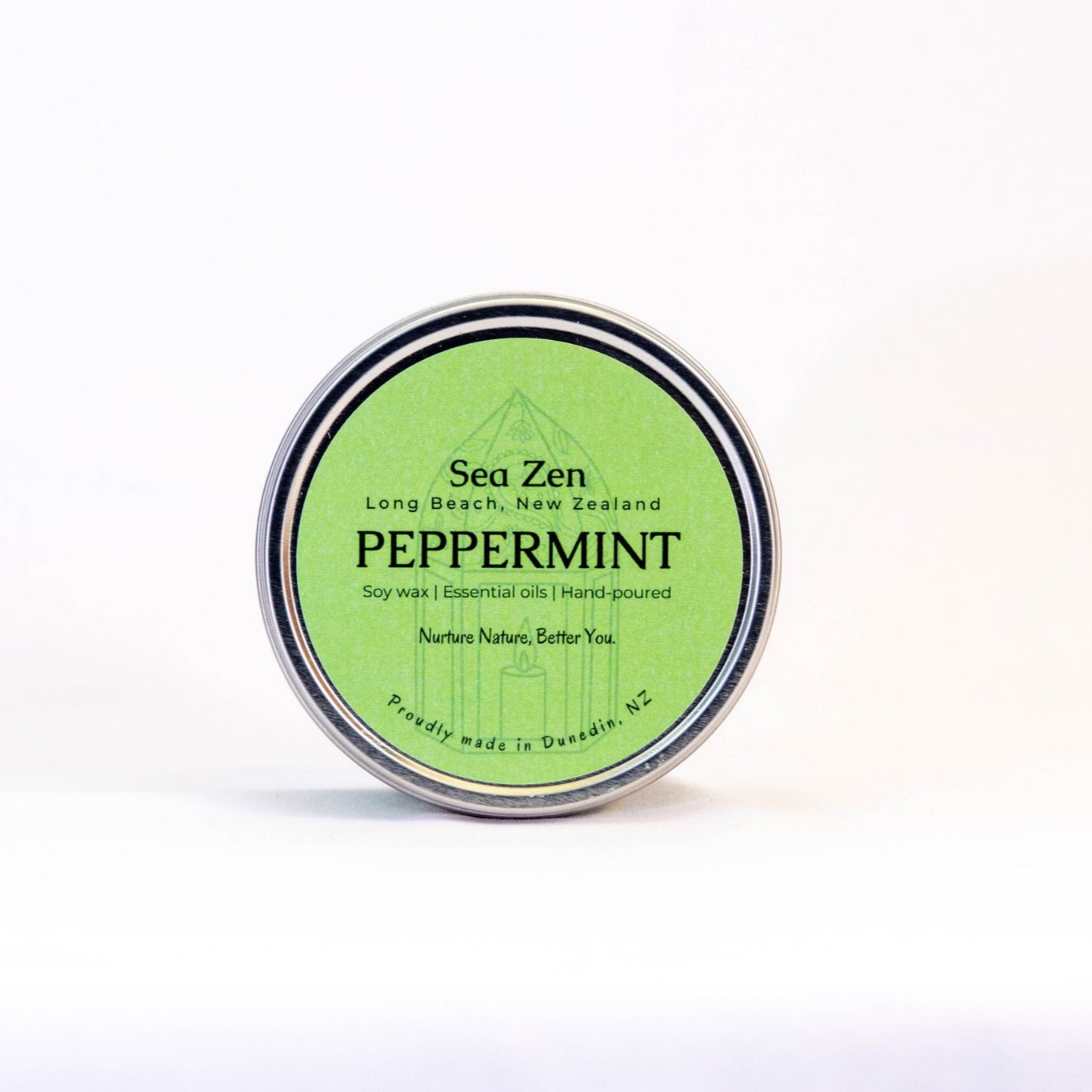 Peppermint Essential Oil Candle