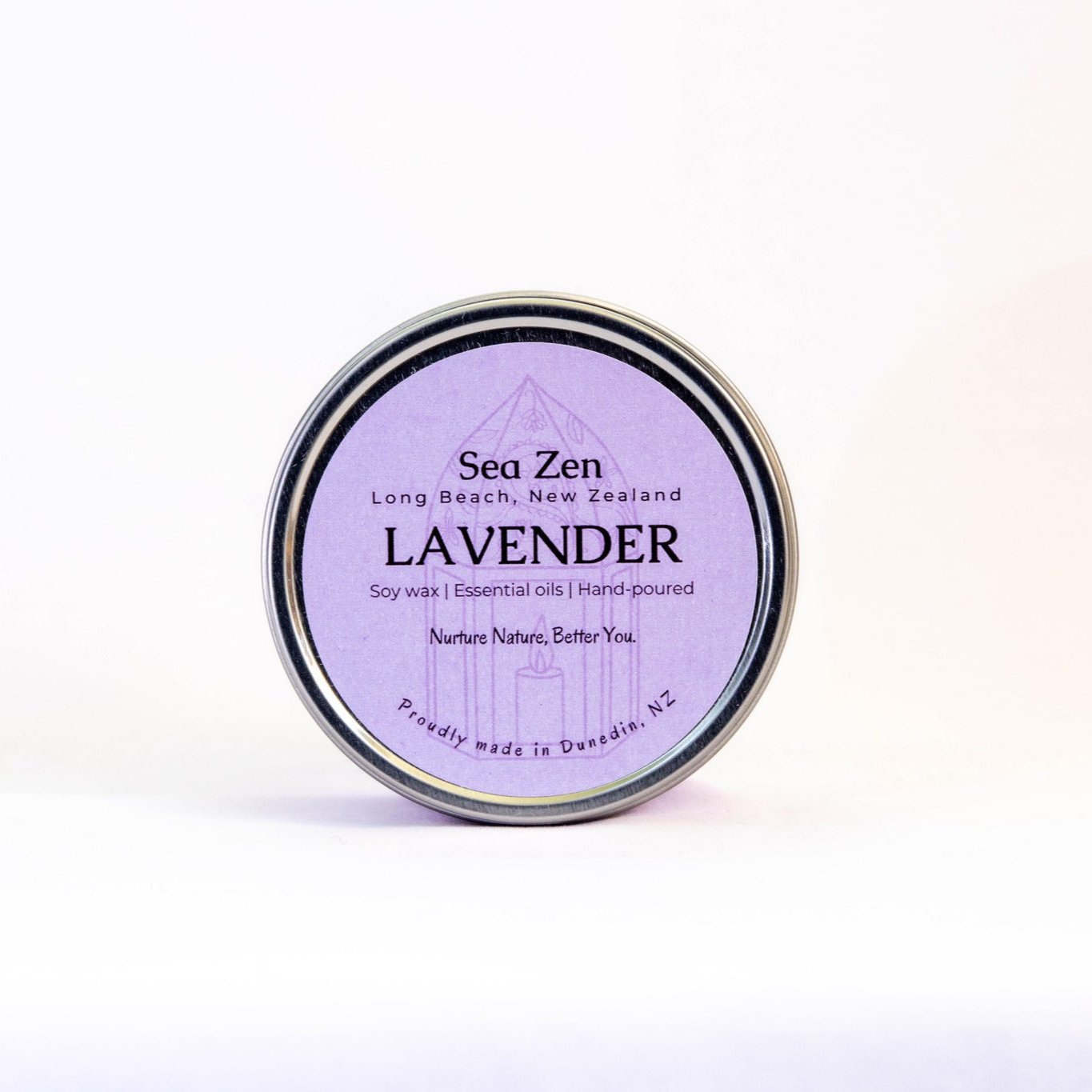 Lavender Essential Oil Candle