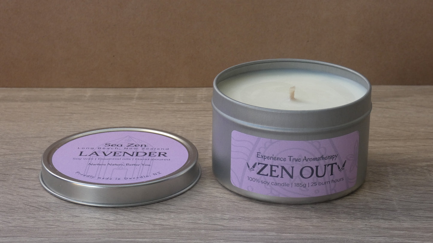 Lavender Essential Oil Candle