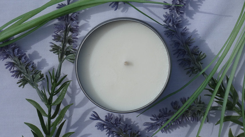 Lavender Essential Oil Candle